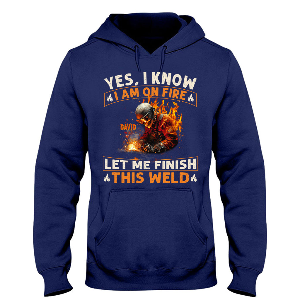 Gift For Welder Man - Personalized Welder T-shirt And Hoodie