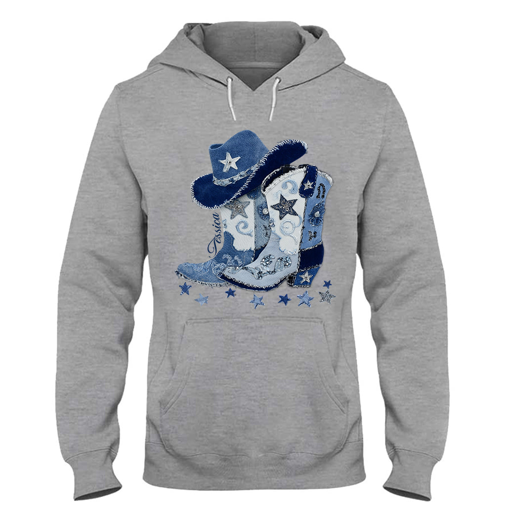Cowgirl Boots - Personalized Cowgirl T-shirt And Hoodie