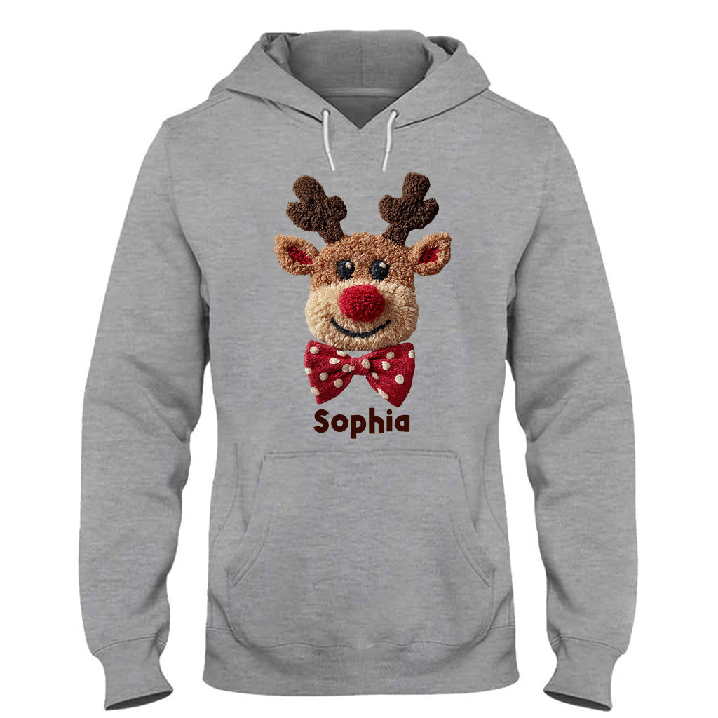 Reindeer Sweatshirt - Personalized Kid T-shirt And Hoodie