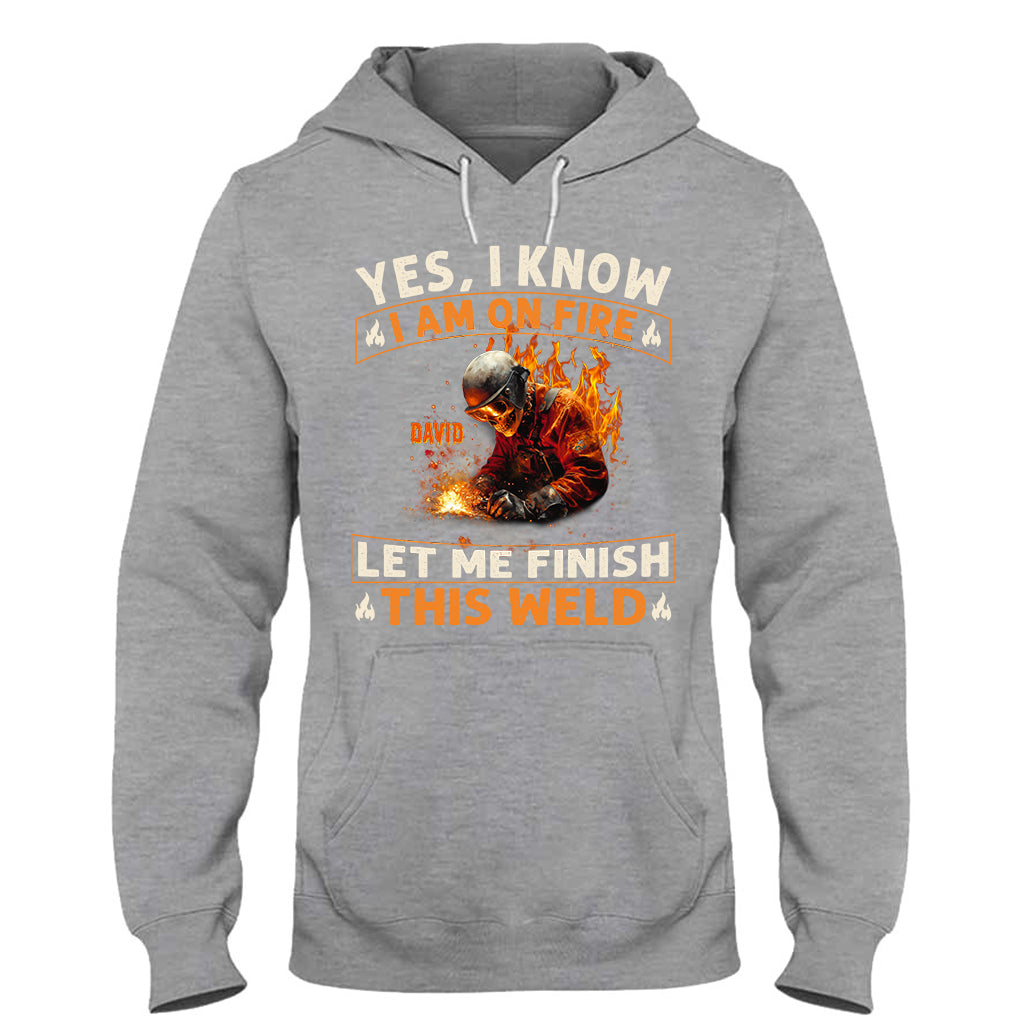 Gift For Welder Man - Personalized Welder T-shirt And Hoodie
