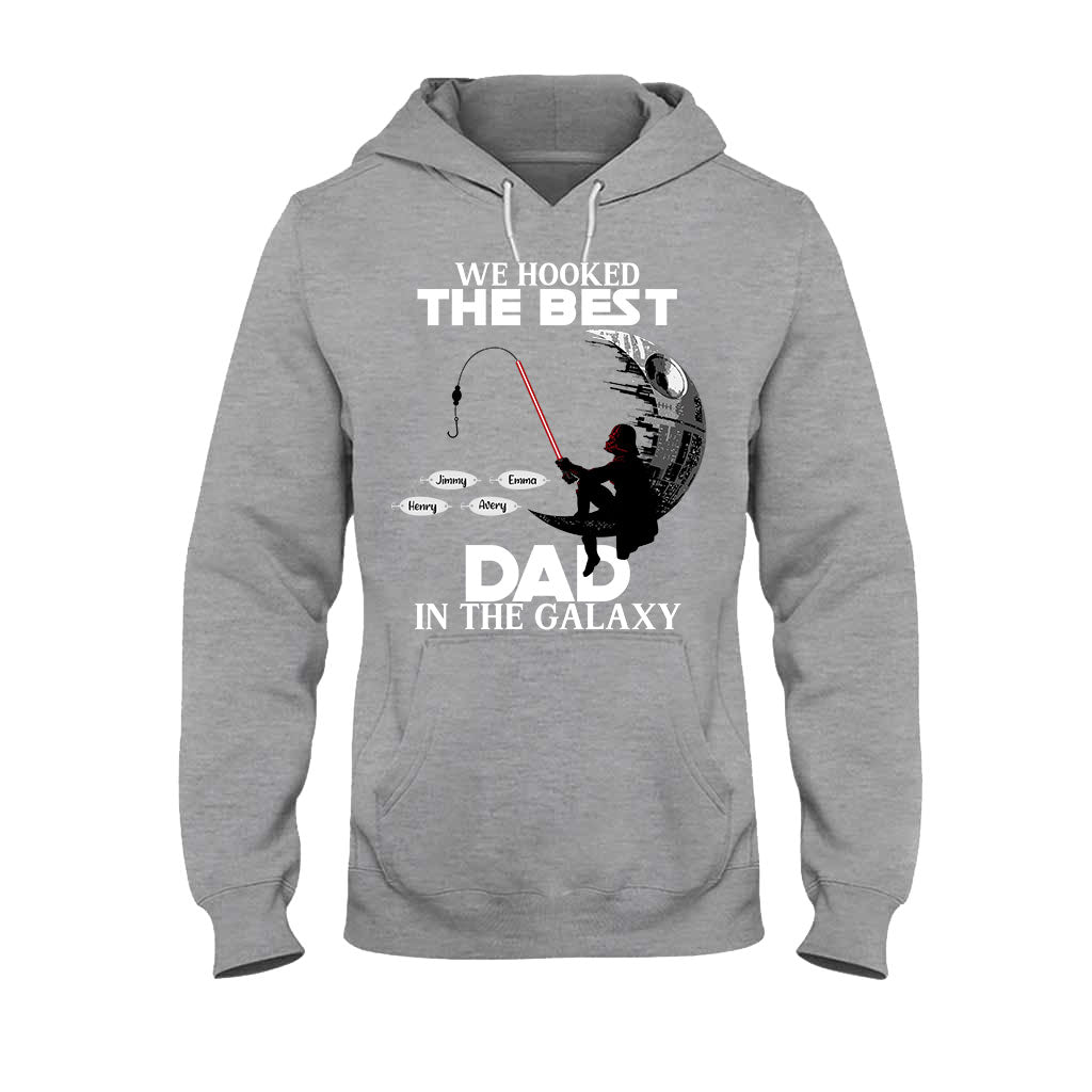 Hooked On Being Papa - Personalized Father's Day Fishing T-shirt and Hoodie