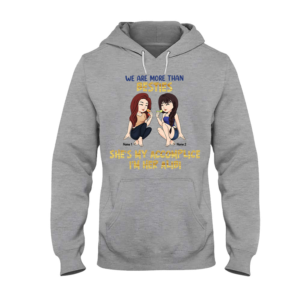 Beste Freundinnen sind die Schwestern, die wir uns selbst aussuchen – Geschenk für die beste Freundin – Personalisiertes T-Shirt und Hoodie