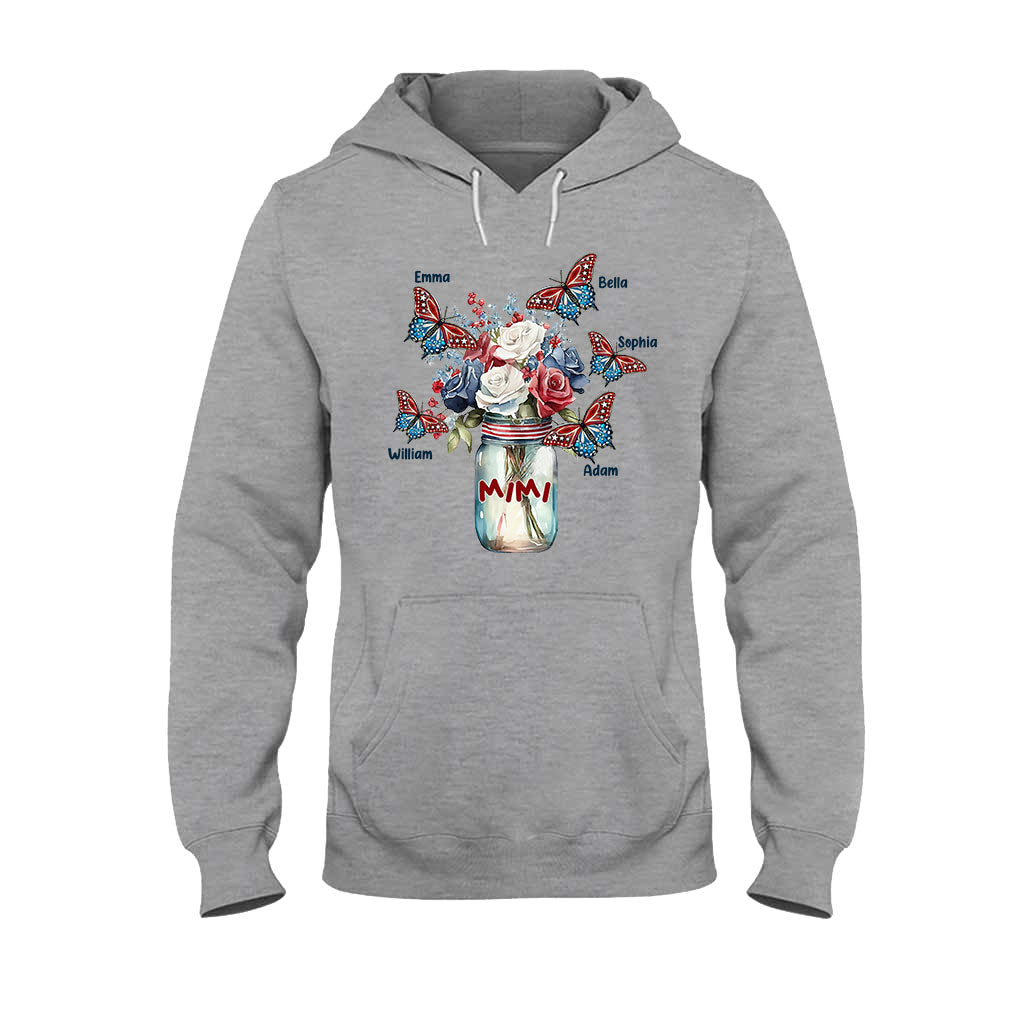 Happiness Is Being A Grandma - Gift for grandma, mom, aunt - Personalized T-shirt And Hoodie