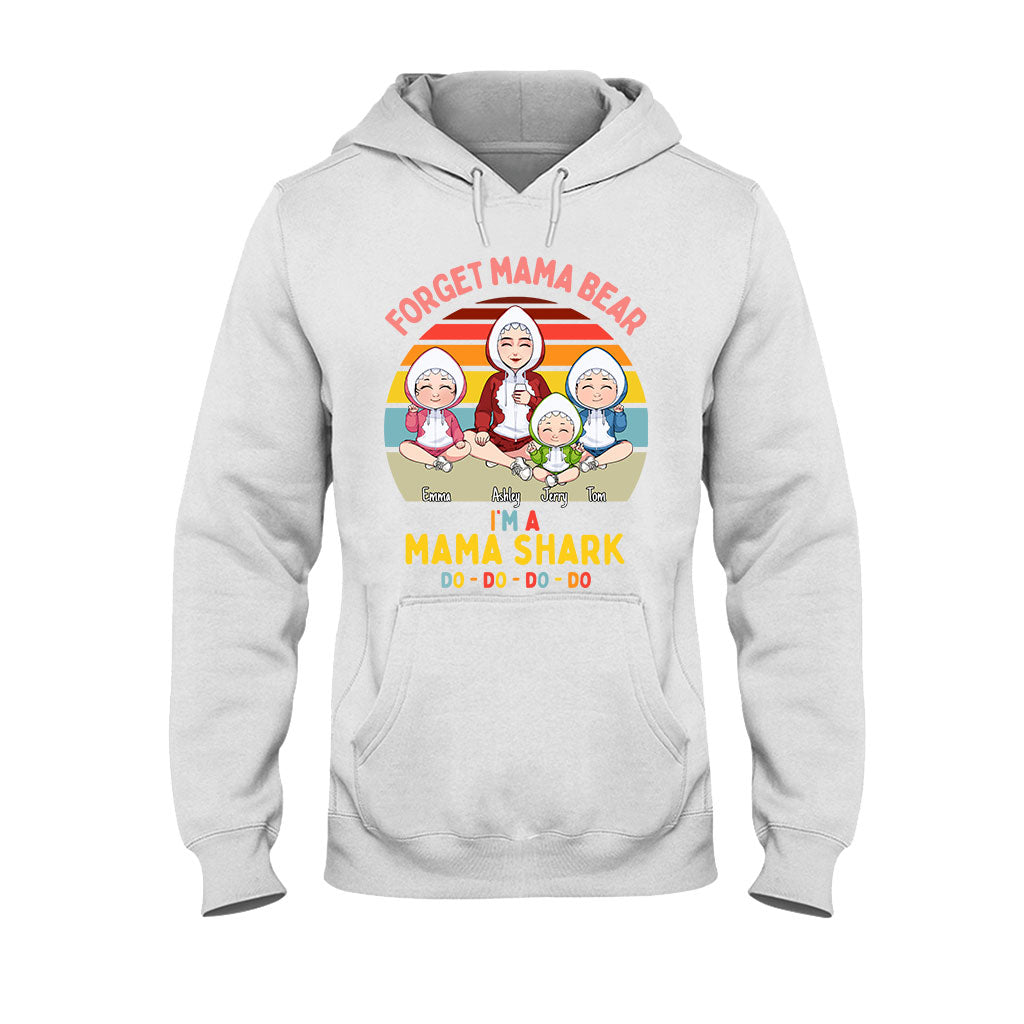 Mama Shark Do Do Do - Gift for mom, mom, dad, grandma, grandpa, aunt, uncle, shark lover - Personalized T-shirt And Hoodie