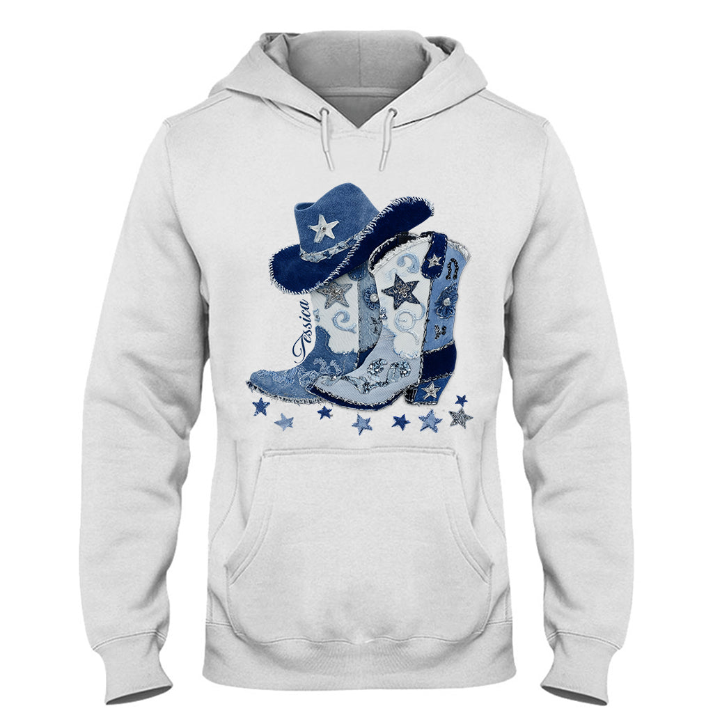 Cowgirl Boots - Personalized Cowgirl T-shirt And Hoodie