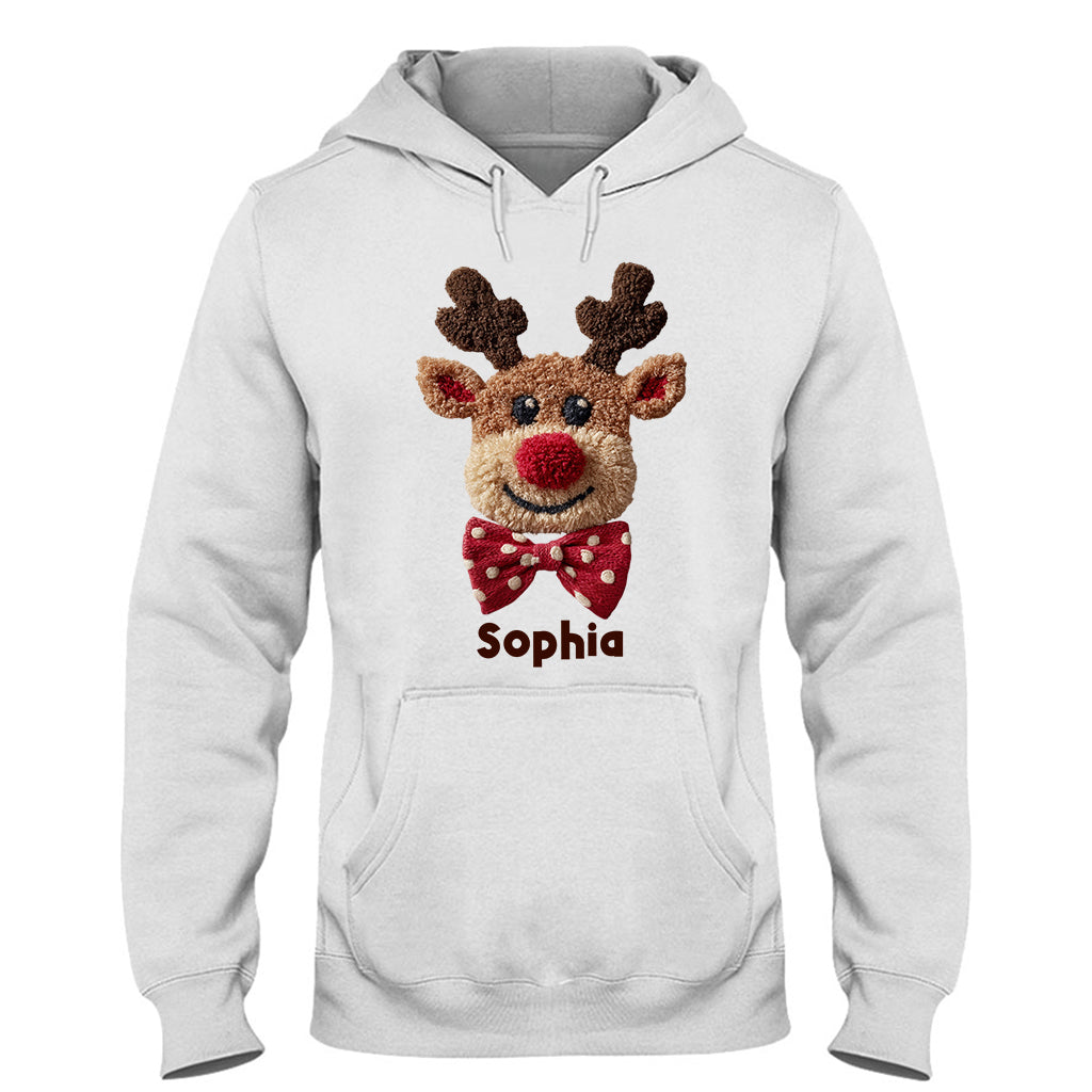 Reindeer Sweatshirt - Personalized Kid T-shirt And Hoodie