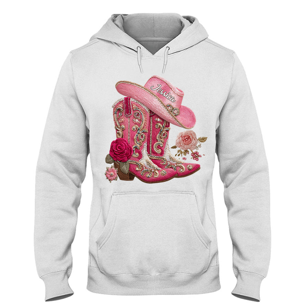 Cowgirl Boots - Personalized Cowgirl T-shirt And Hoodie