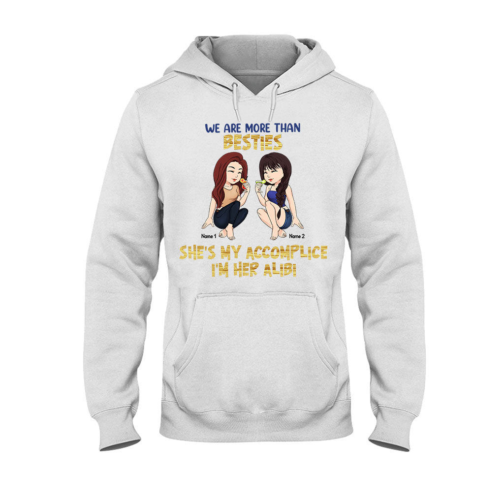 Beste Freundinnen sind die Schwestern, die wir uns selbst aussuchen – Geschenk für die beste Freundin – Personalisiertes T-Shirt und Hoodie