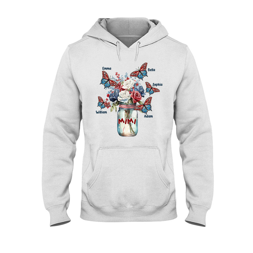 Happiness Is Being A Grandma - Gift for grandma, mom, aunt - Personalized T-shirt And Hoodie