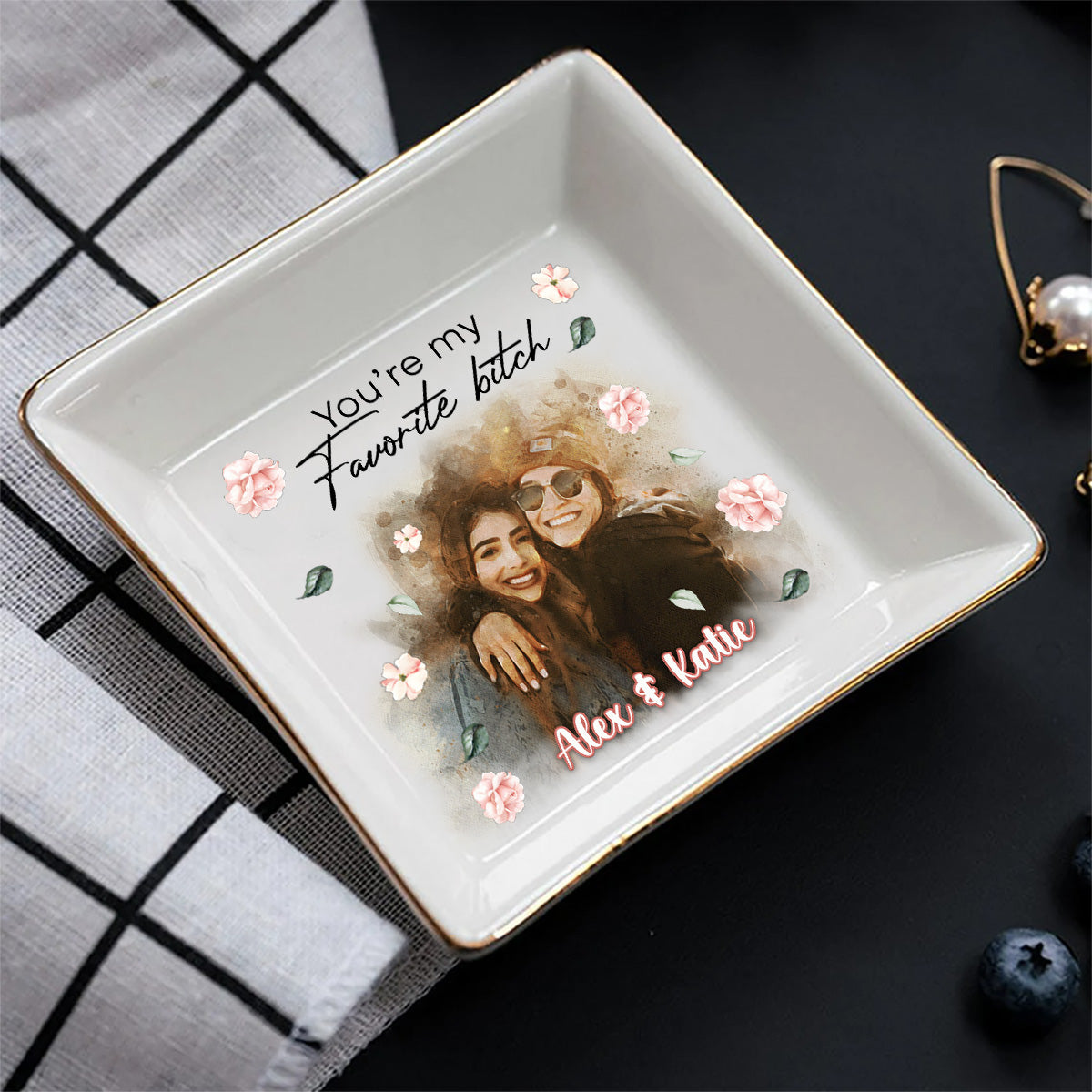 You’re My Favorite - Personalized Bestie Jewelry Dish