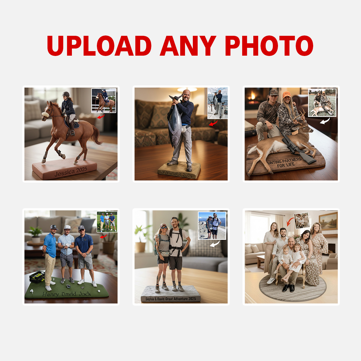 Individuell gestaltete Acrylplakette nach Foto – Jagdmotiv