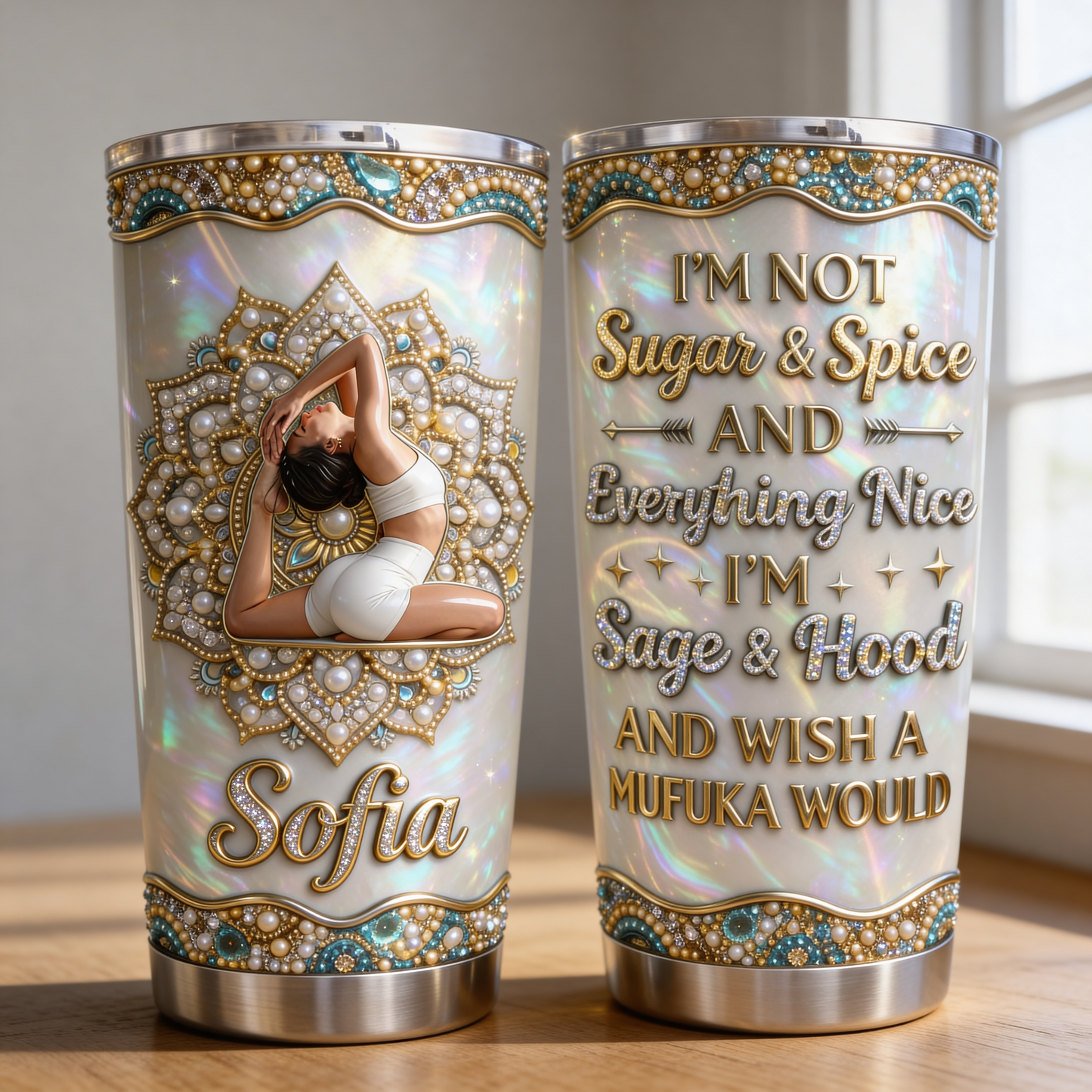 Yoga Lovers - Personalized Yoga Tumbler