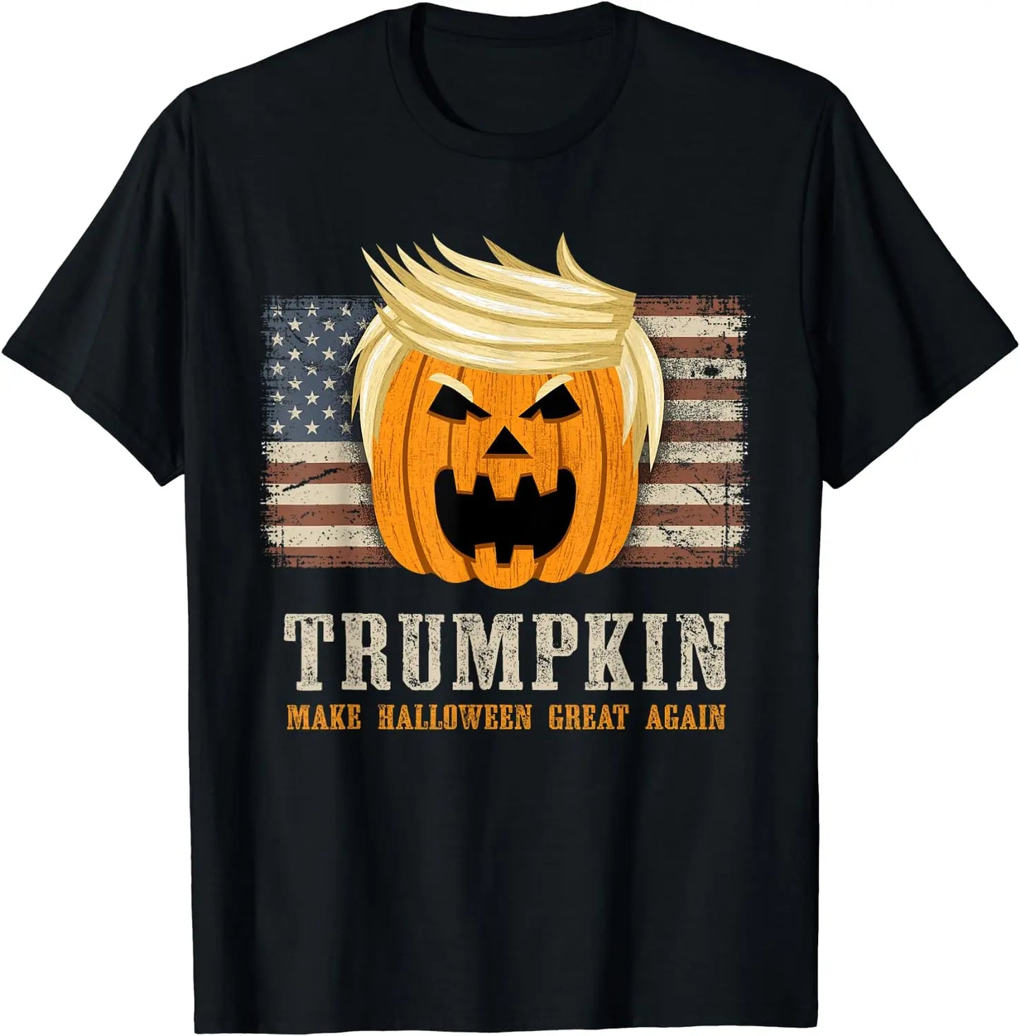 T-shirt et sweat à capuche humoristiques « En attendant Trump 2024 » (Trumpkin)