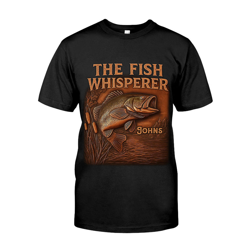 The Fish Whisperer - Personalized Fishing T-shirt And Hoodie