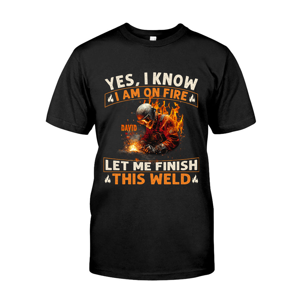Gift For Welder Man - Personalized Welder T-shirt And Hoodie