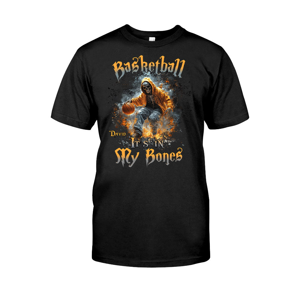 Basketball Is In My Bones - Personalized Basketball T-shirt And Hoodie