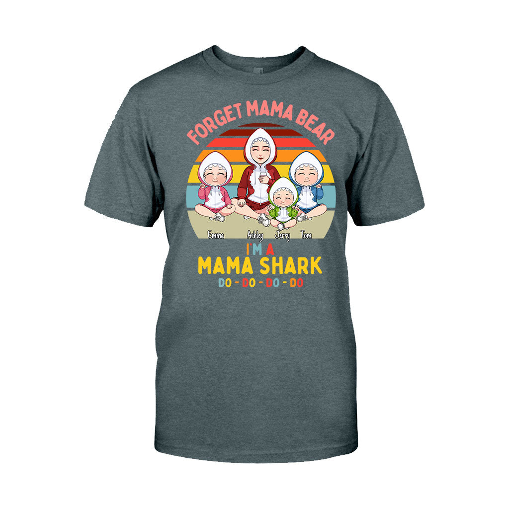 Mama Shark Do Do Do - Gift for mom, mom, dad, grandma, grandpa, aunt, uncle, shark lover - Personalized T-shirt And Hoodie