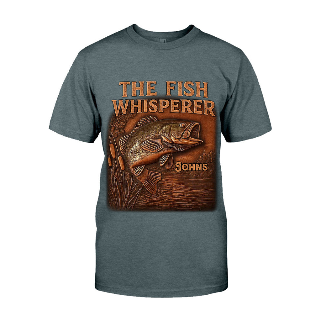 The Fish Whisperer - Personalized Fishing T-shirt And Hoodie