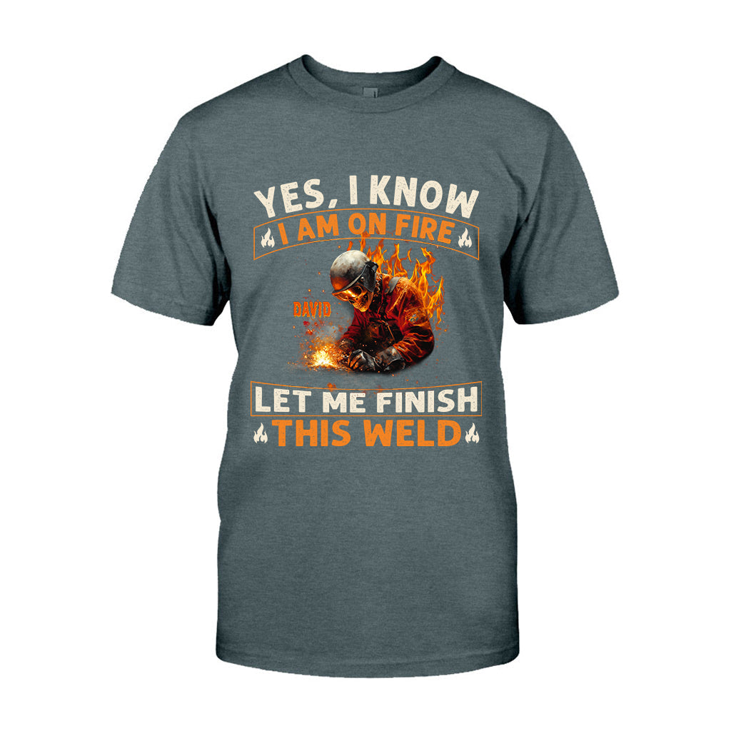 Gift For Welder Man - Personalized Welder T-shirt And Hoodie