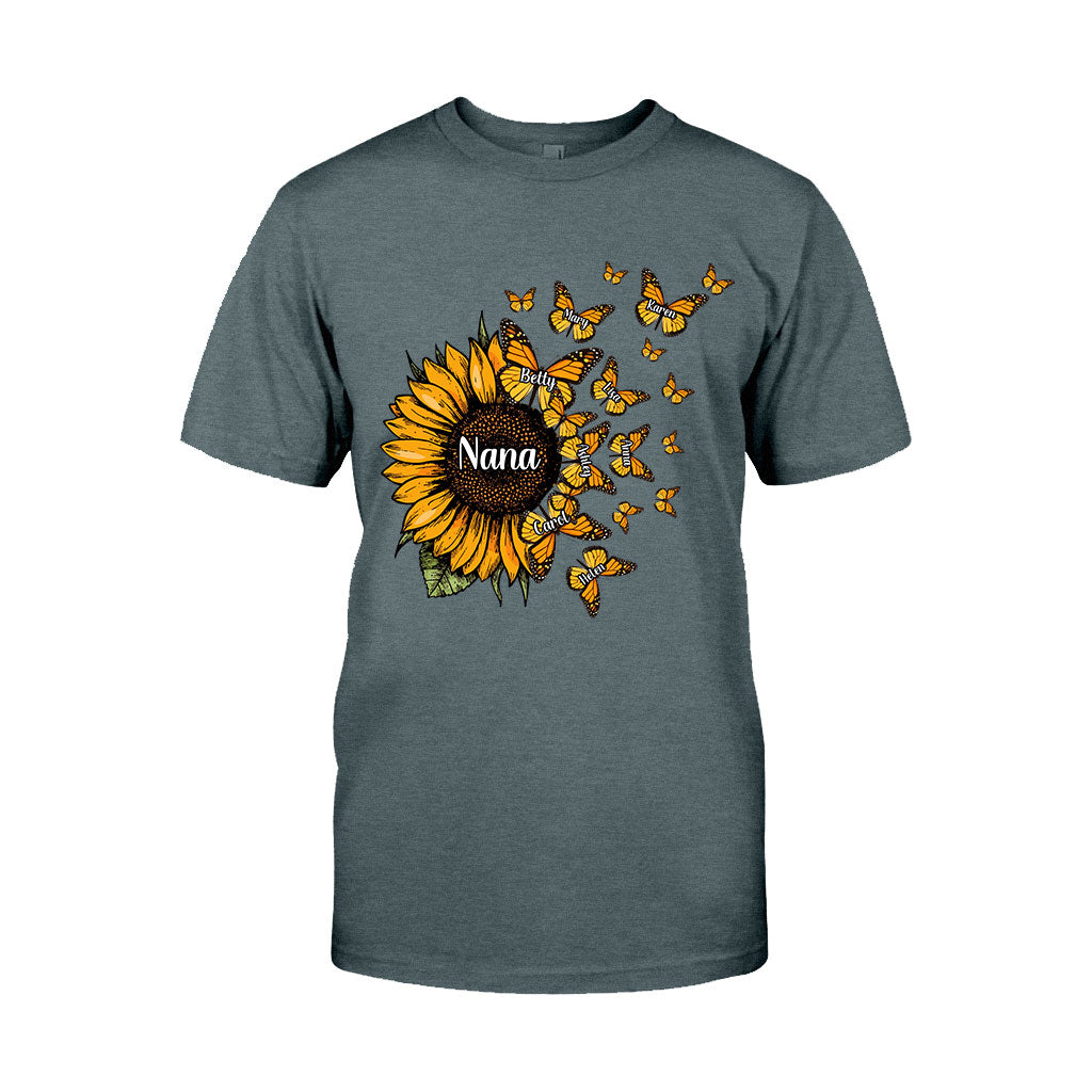Beautiful Sunflower Blessed To Be Called - Gift for grandma, mom - Personalized T-shirt And Hoodie