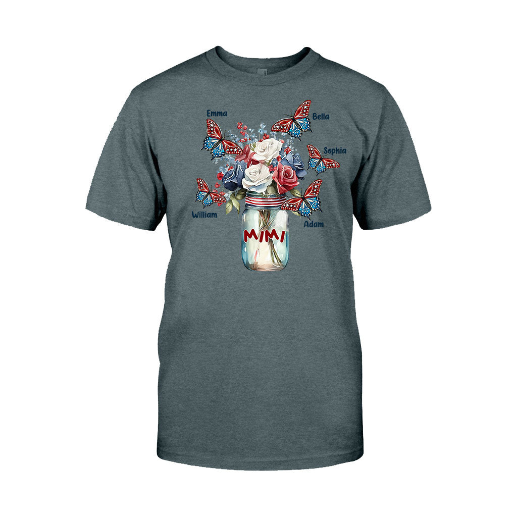 Happiness Is Being A Grandma - Gift for grandma, mom, aunt - Personalized T-shirt And Hoodie