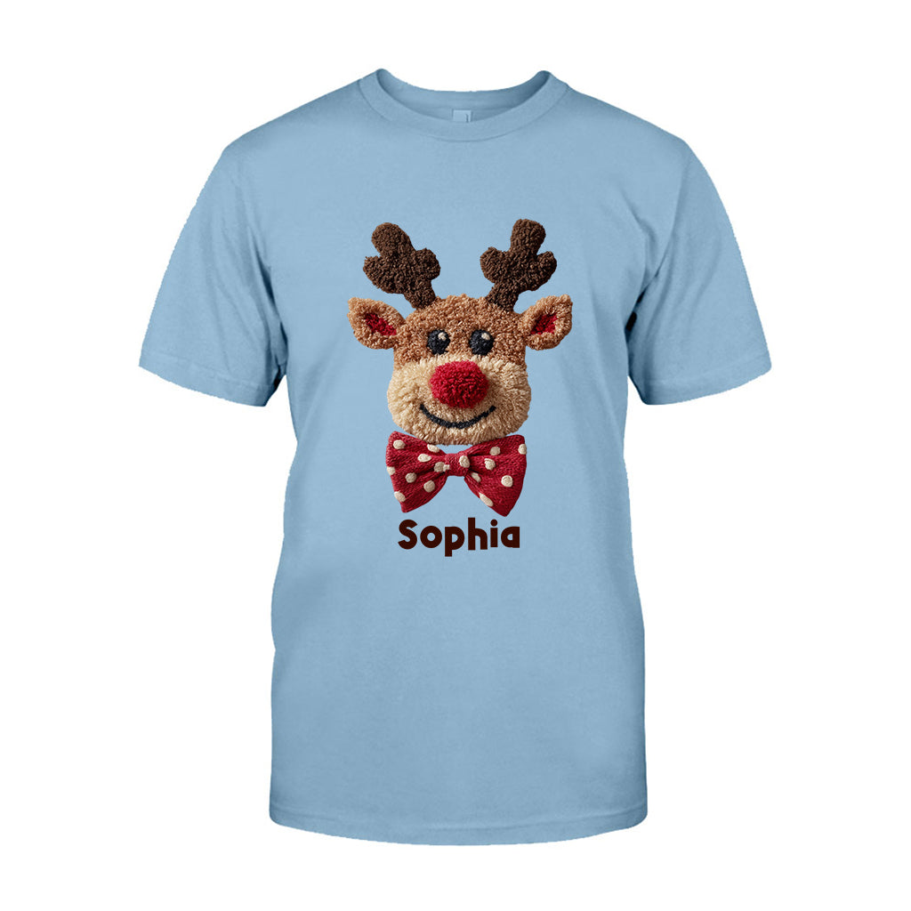 Reindeer Sweatshirt - Personalized Kid T-shirt And Hoodie