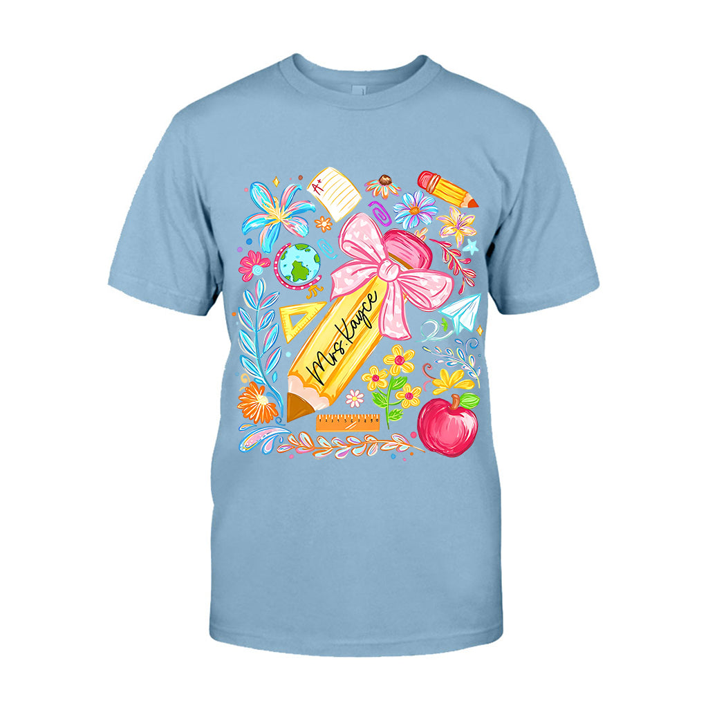Back To School, Teacher Gift Idea - Personalized Teacher T-shirt And Hoodie