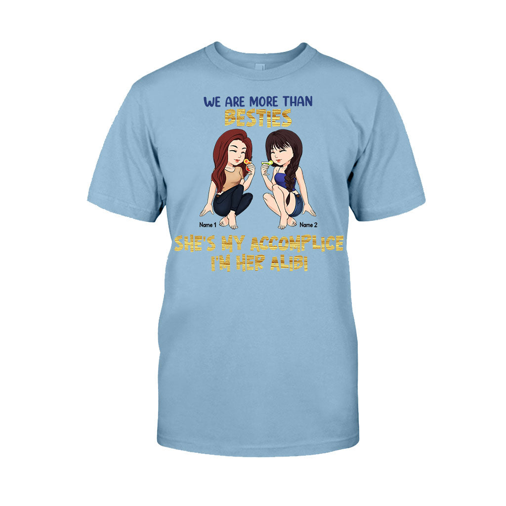 Beste Freundinnen sind die Schwestern, die wir uns selbst aussuchen – Geschenk für die beste Freundin – Personalisiertes T-Shirt und Hoodie