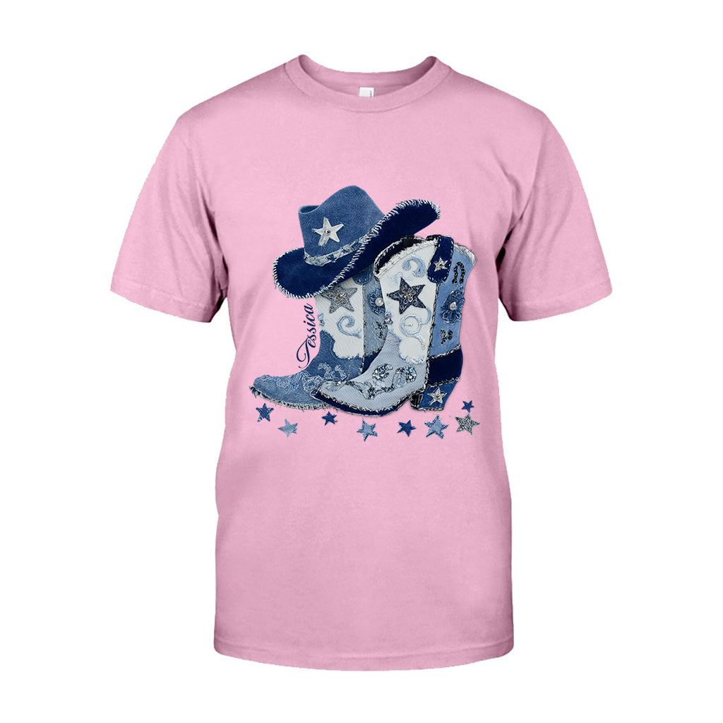 Cowgirl Boots - Personalized Cowgirl T-shirt And Hoodie