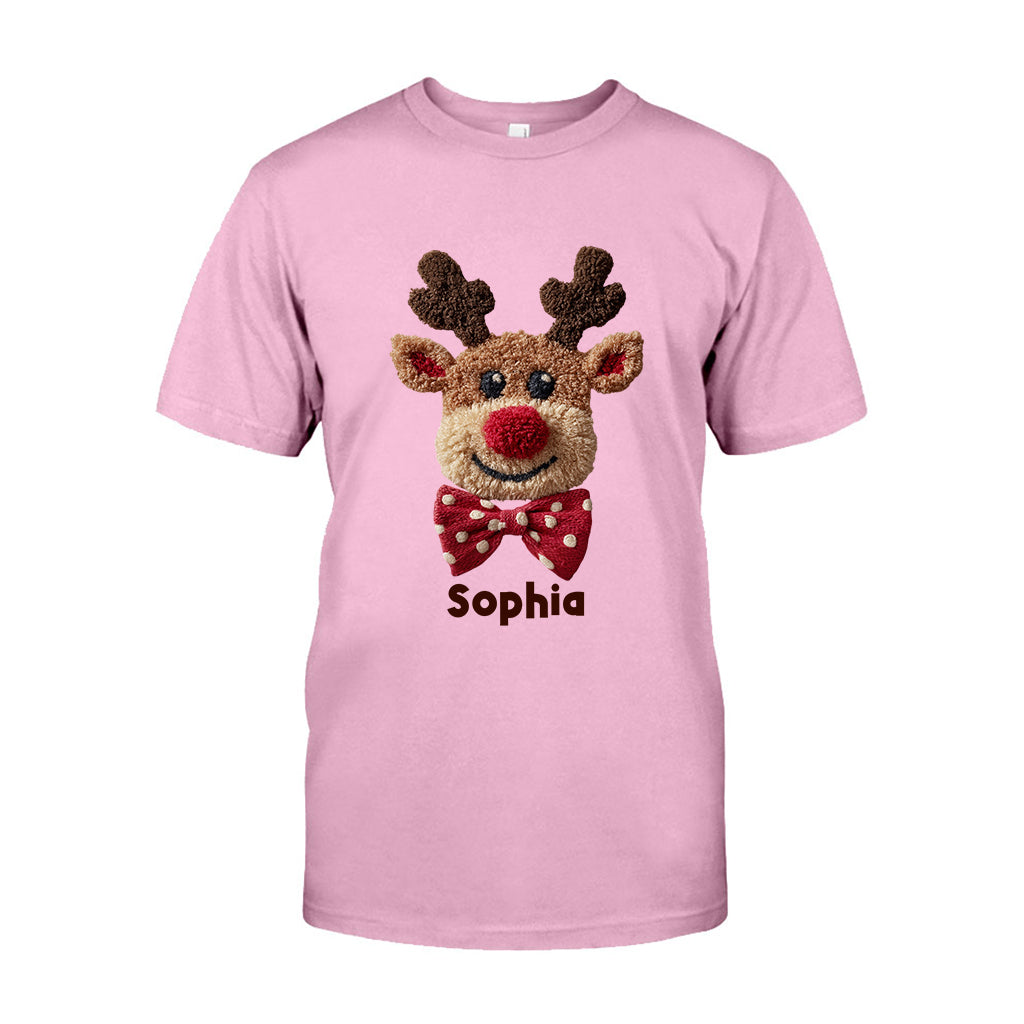 Reindeer Sweatshirt - Personalized Kid T-shirt And Hoodie