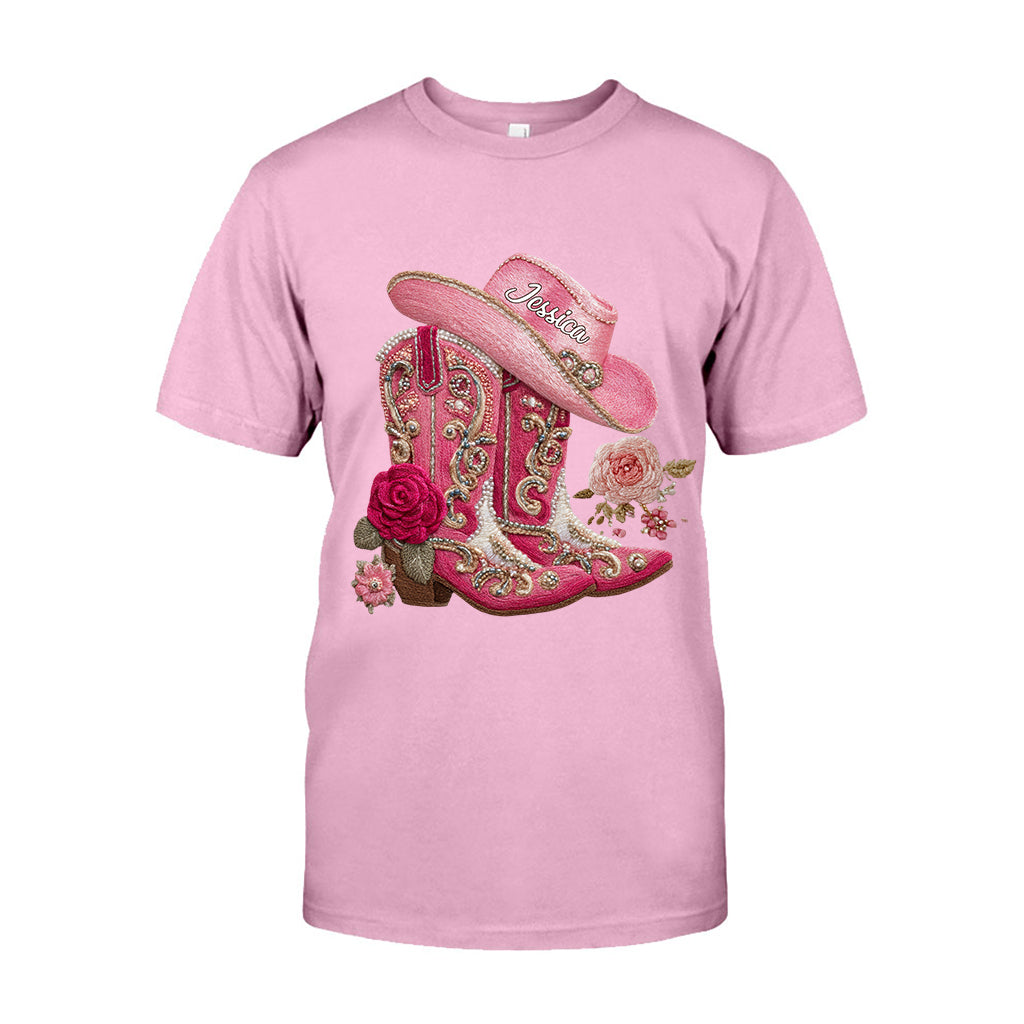 Cowgirl Boots - Personalized Cowgirl T-shirt And Hoodie