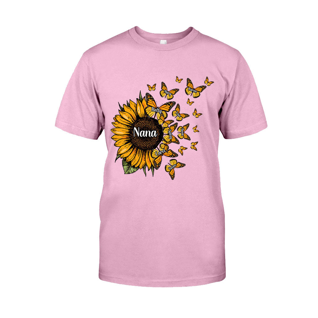 Beautiful Sunflower Blessed To Be Called - Gift for grandma, mom - Personalized T-shirt And Hoodie