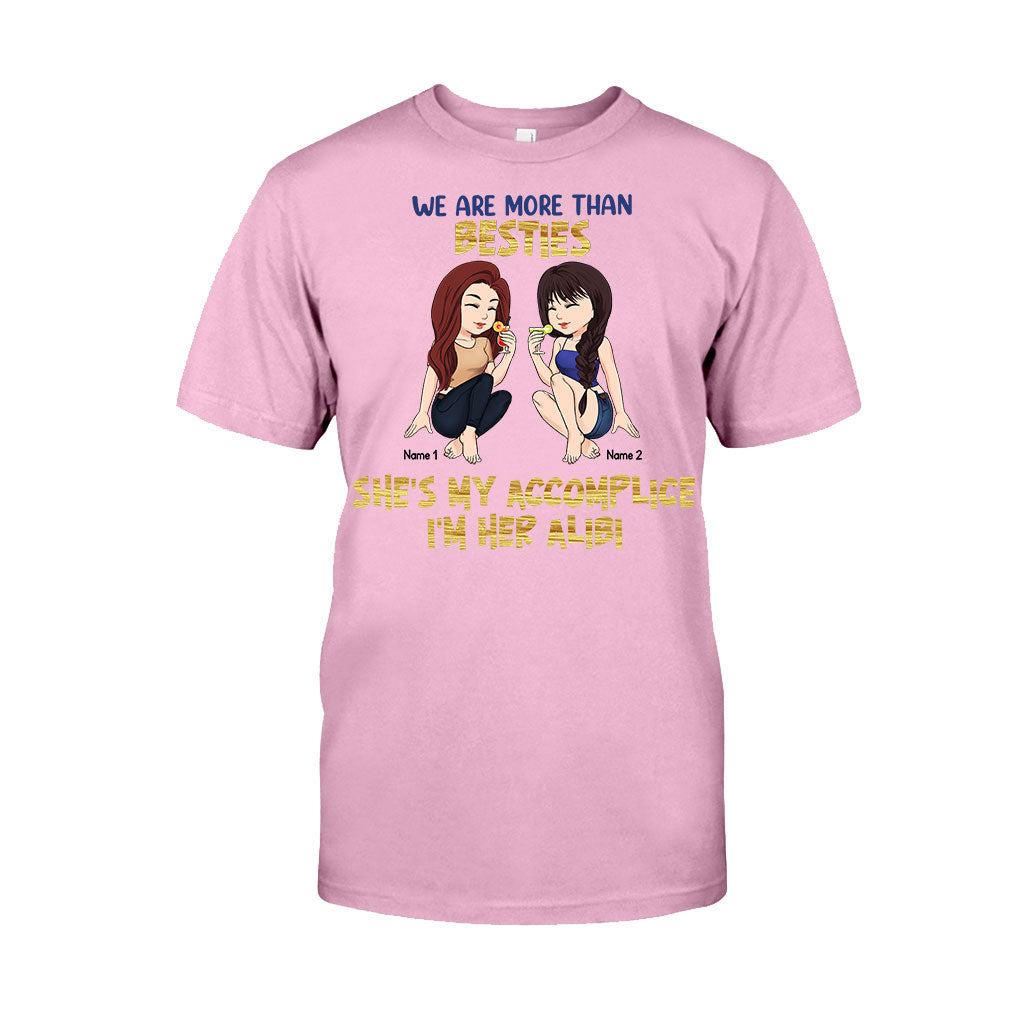 Beste Freundinnen sind die Schwestern, die wir uns selbst aussuchen – Geschenk für die beste Freundin – Personalisiertes T-Shirt und Hoodie