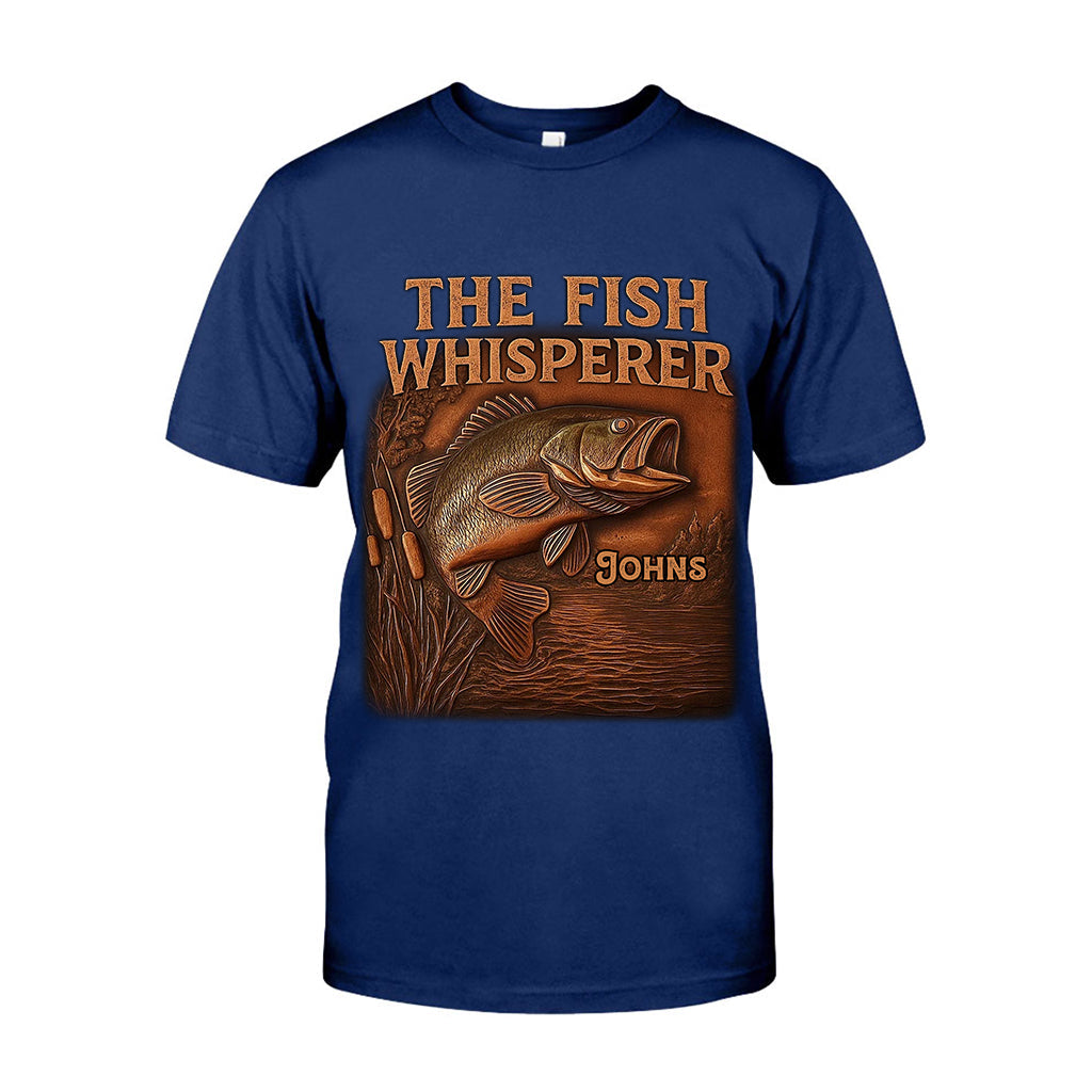 The Fish Whisperer - Personalized Fishing T-shirt And Hoodie