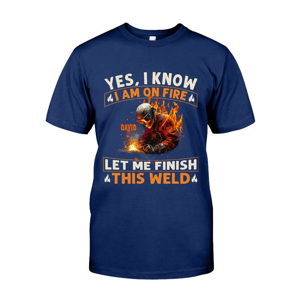 Gift For Welder Man - Personalized Welder T-shirt And Hoodie
