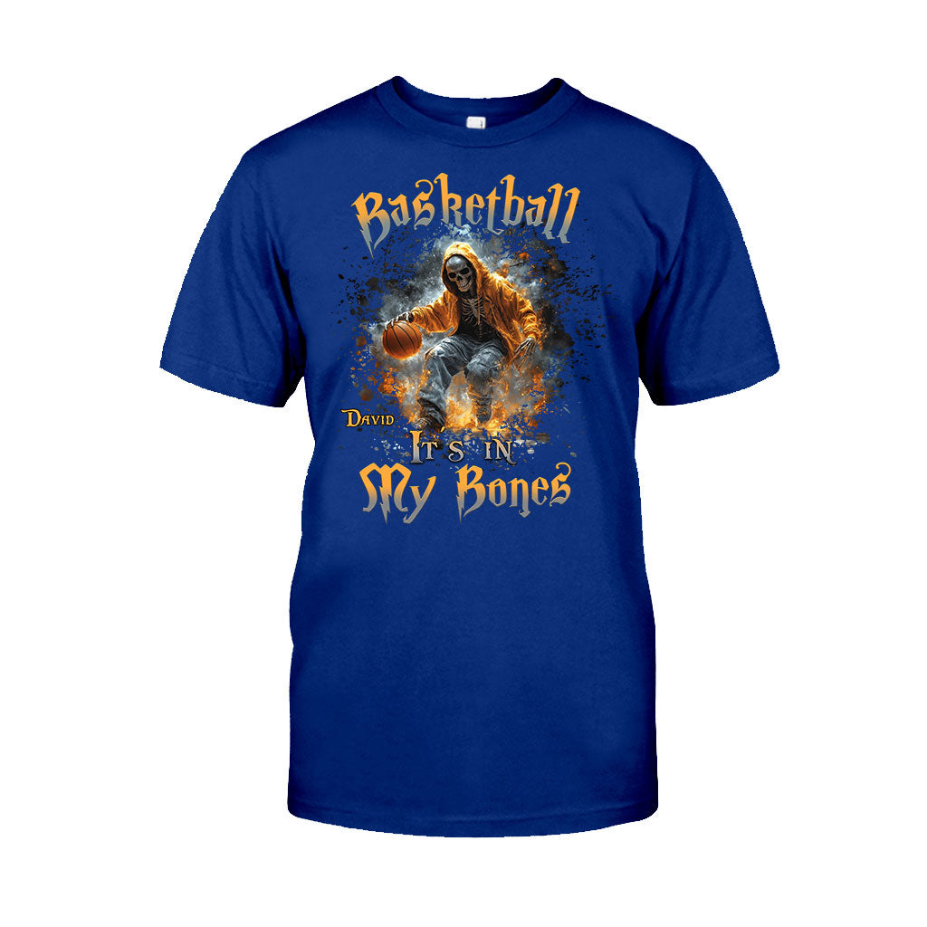 Basketball Is In My Bones - Personalized Basketball T-shirt And Hoodie