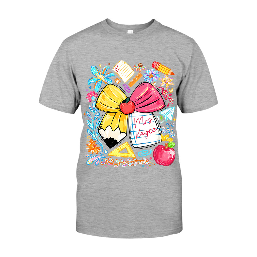 Back To School, Teacher Gift Idea - Personalized Teacher T-shirt And Hoodie