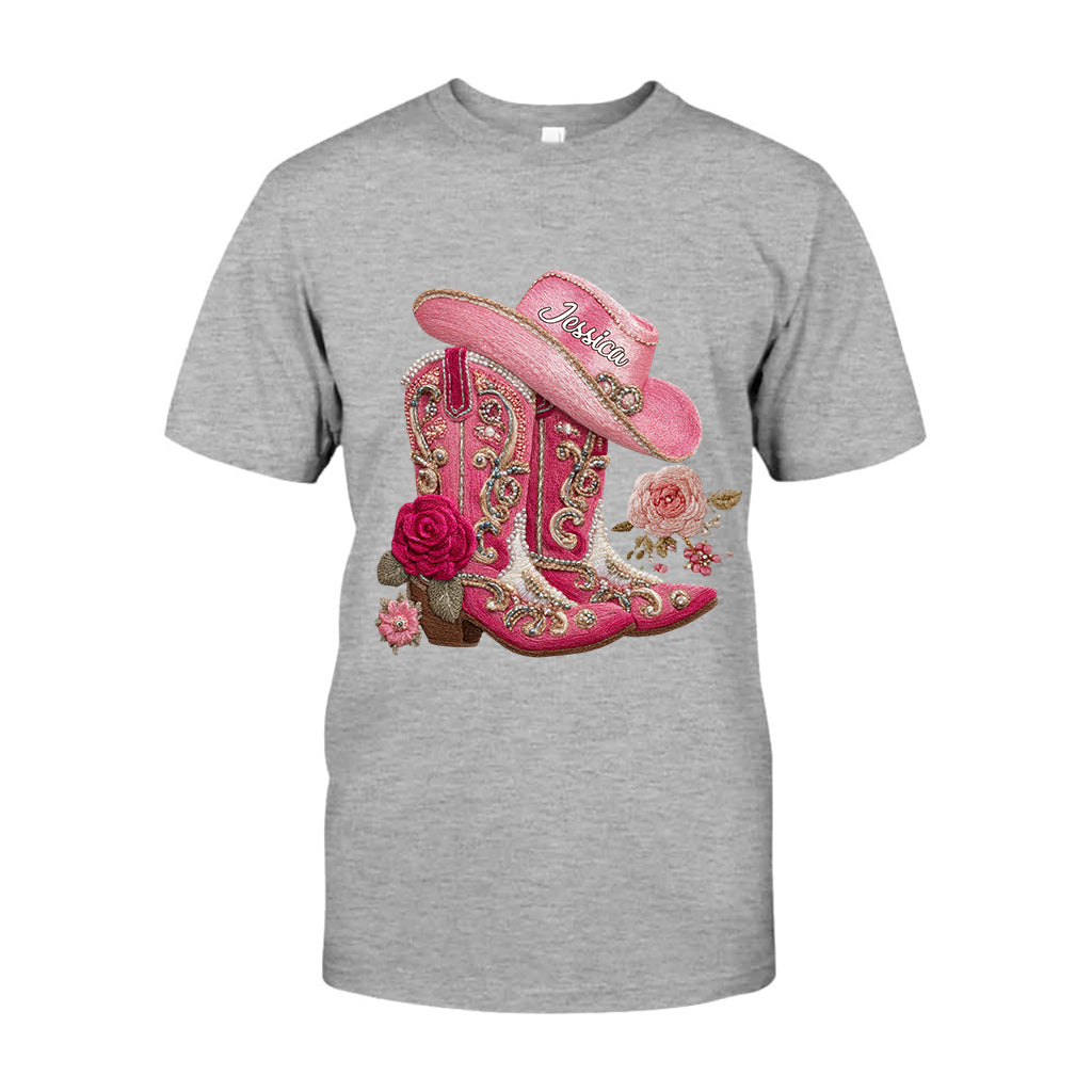 Cowgirl Boots - Personalized Cowgirl T-shirt And Hoodie
