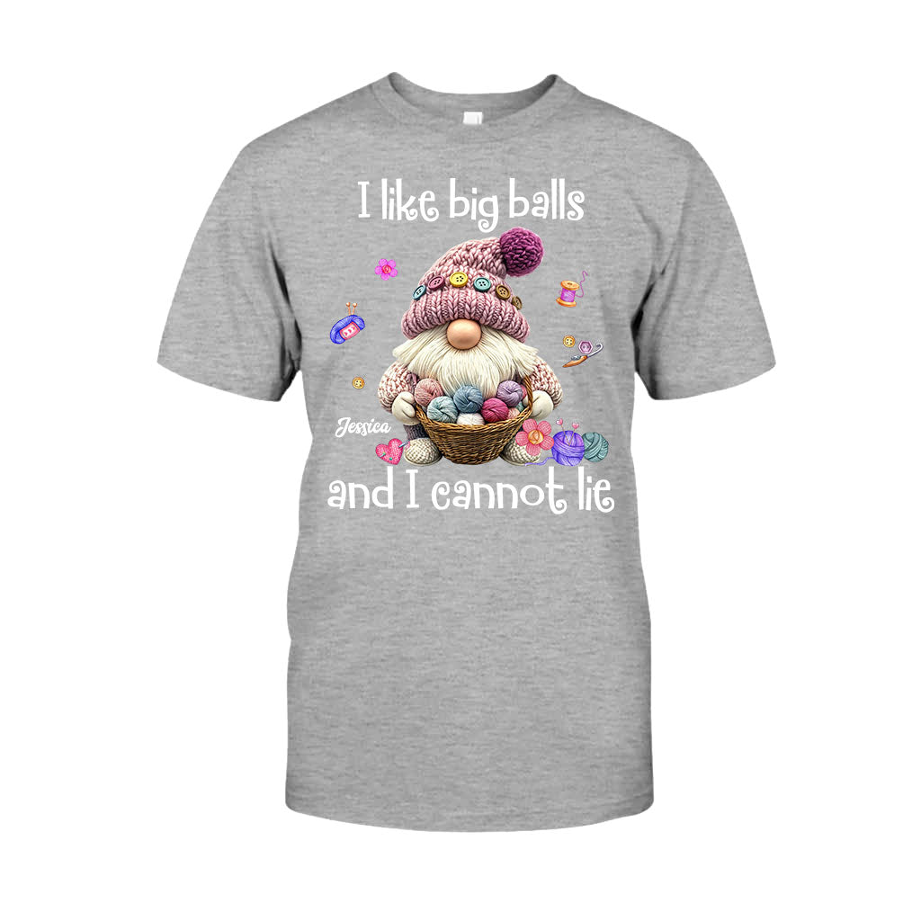 Ich mag große Eier und ich kann es nicht leugnen – personalisiertes Häkel-T-Shirt und Hoodie