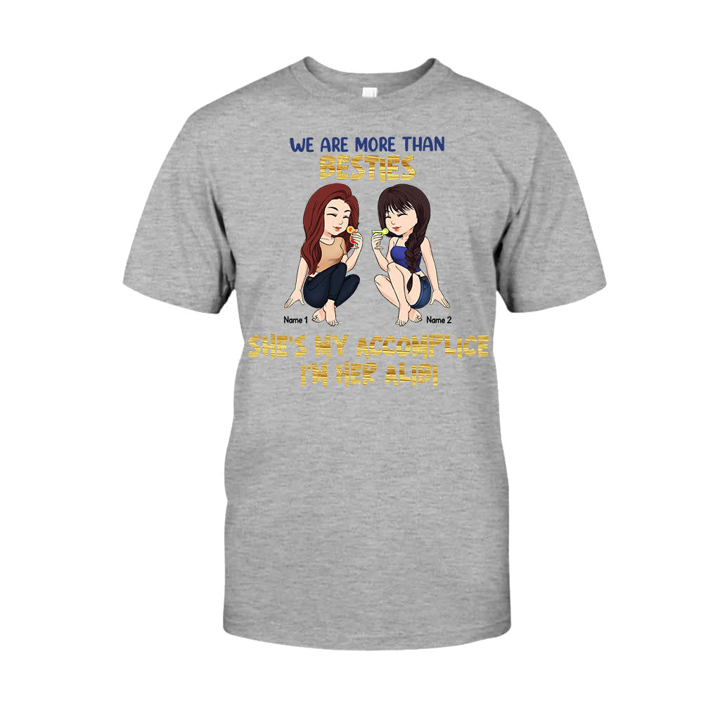 Beste Freundinnen sind die Schwestern, die wir uns selbst aussuchen – Geschenk für die beste Freundin – Personalisiertes T-Shirt und Hoodie