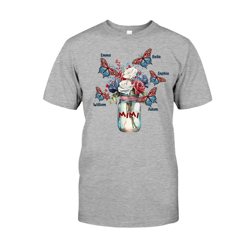 Happiness Is Being A Grandma - Gift for grandma, mom, aunt - Personalized T-shirt And Hoodie