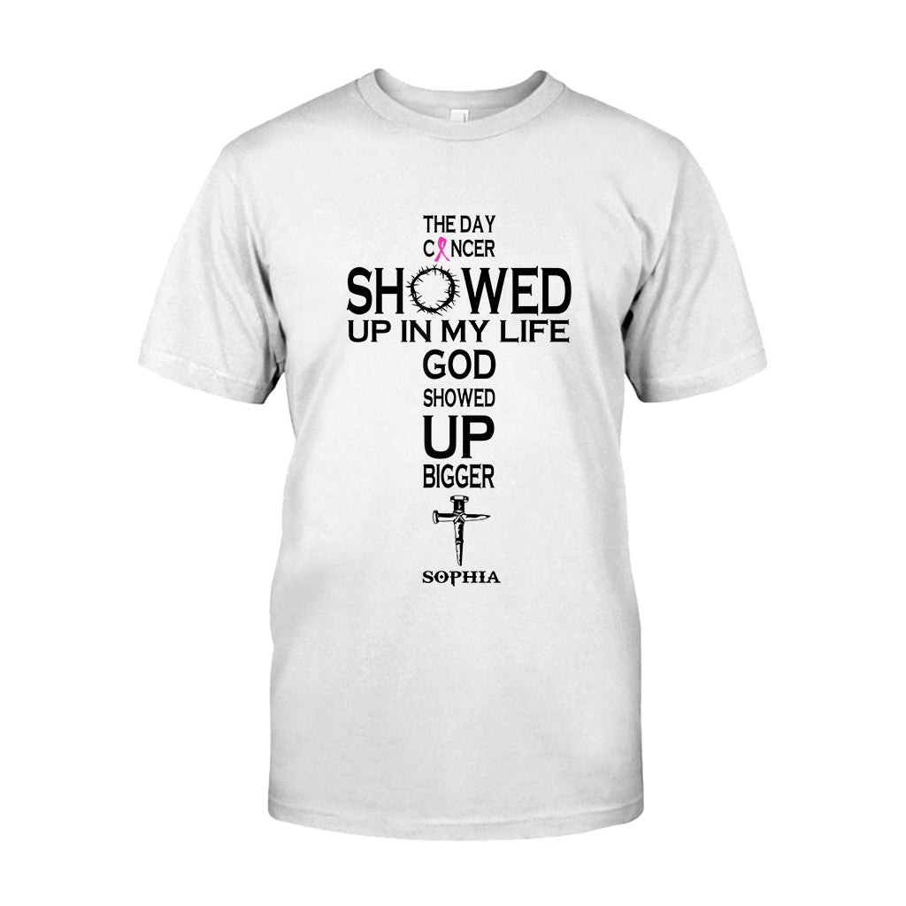 Faith Over Fear - Personalized Breast Cancer Awareness T-shirt And Hoodie