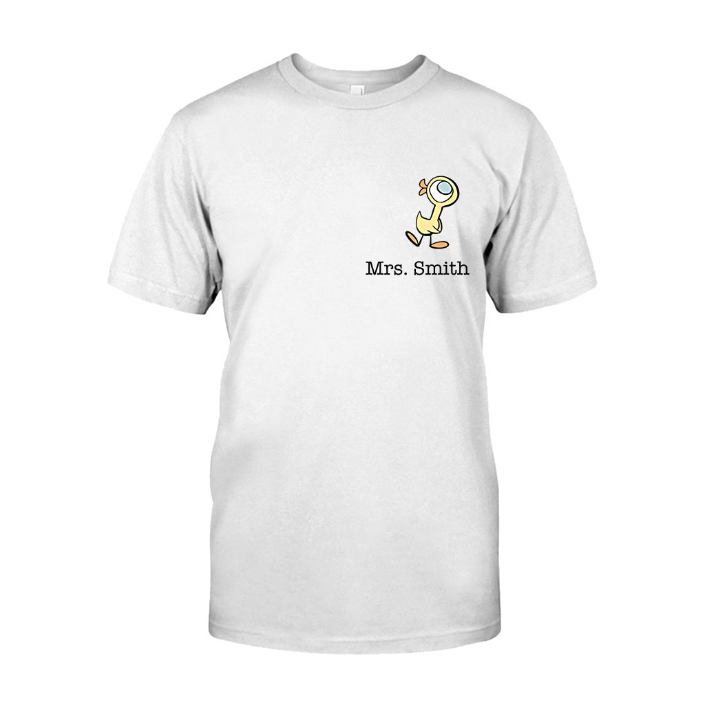 Back To School - Personalized Teacher T-shirt And Hoodie