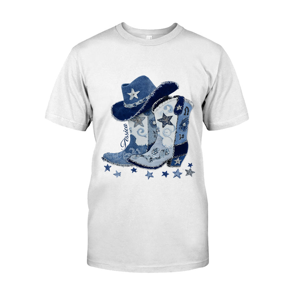 Cowgirl Boots - Personalized Cowgirl T-shirt And Hoodie