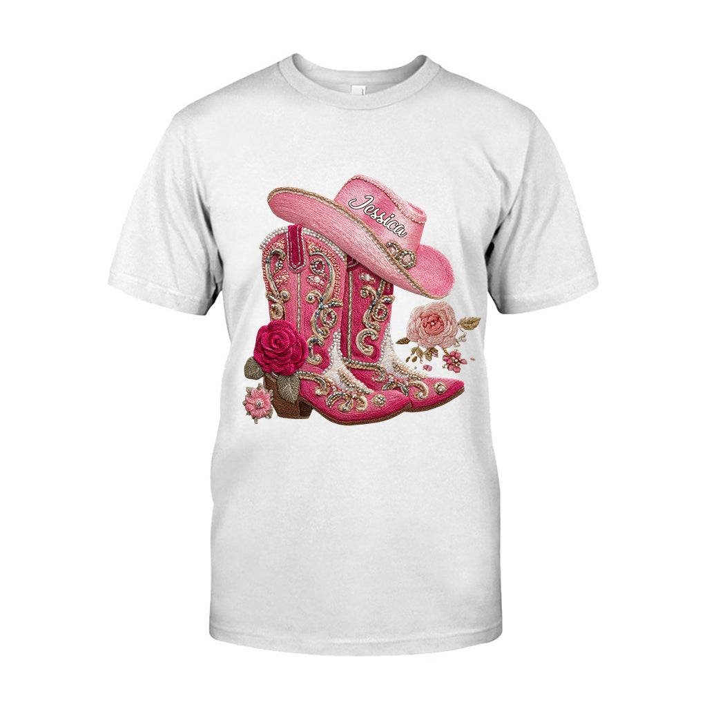 Cowgirl Boots - Personalized Cowgirl T-shirt And Hoodie