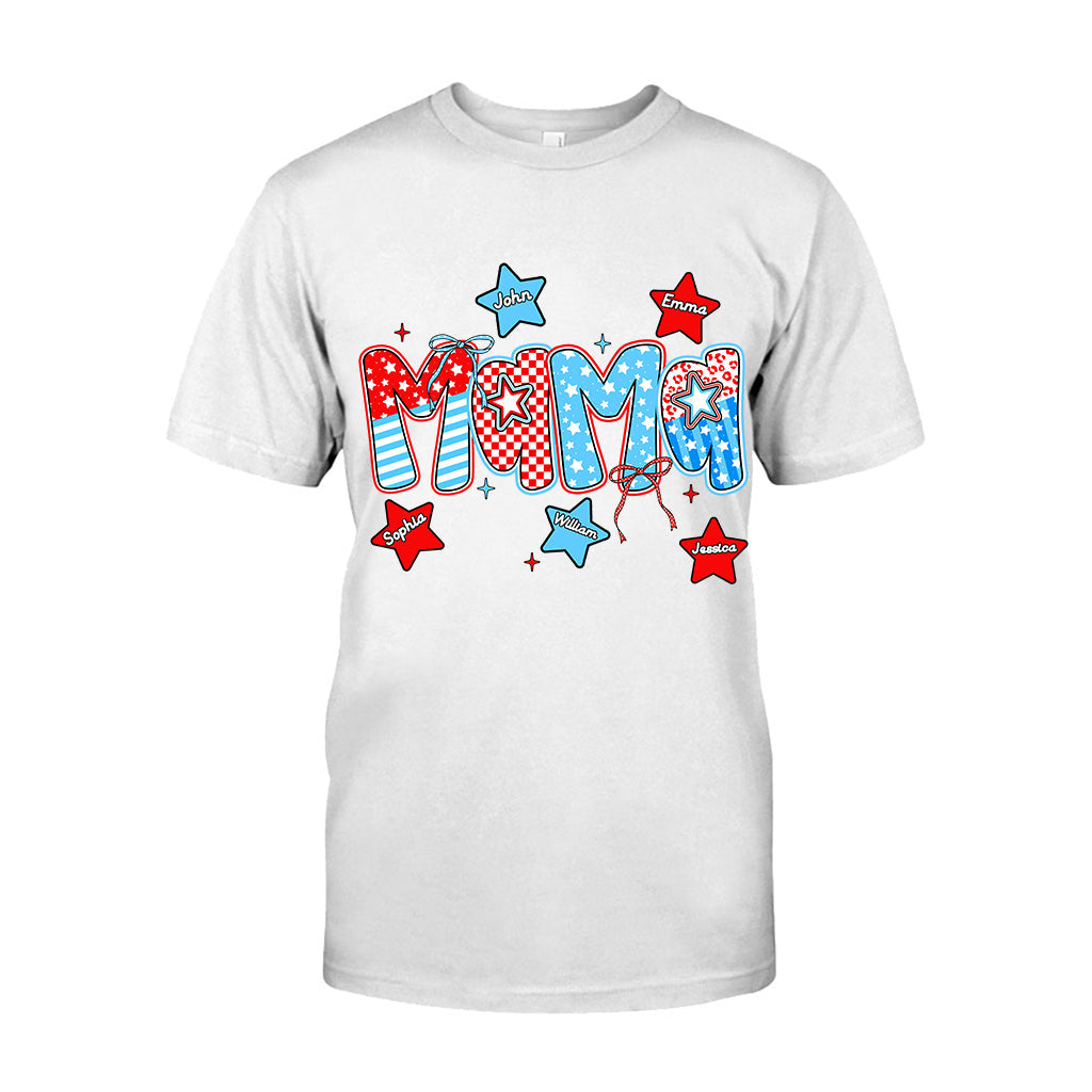 4th of July Mama - Personalized Mother T-shirt And Hoodie
