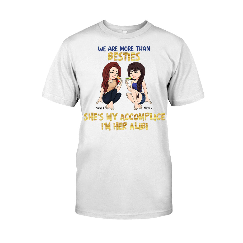 Beste Freundinnen sind die Schwestern, die wir uns selbst aussuchen – Geschenk für die beste Freundin – Personalisiertes T-Shirt und Hoodie