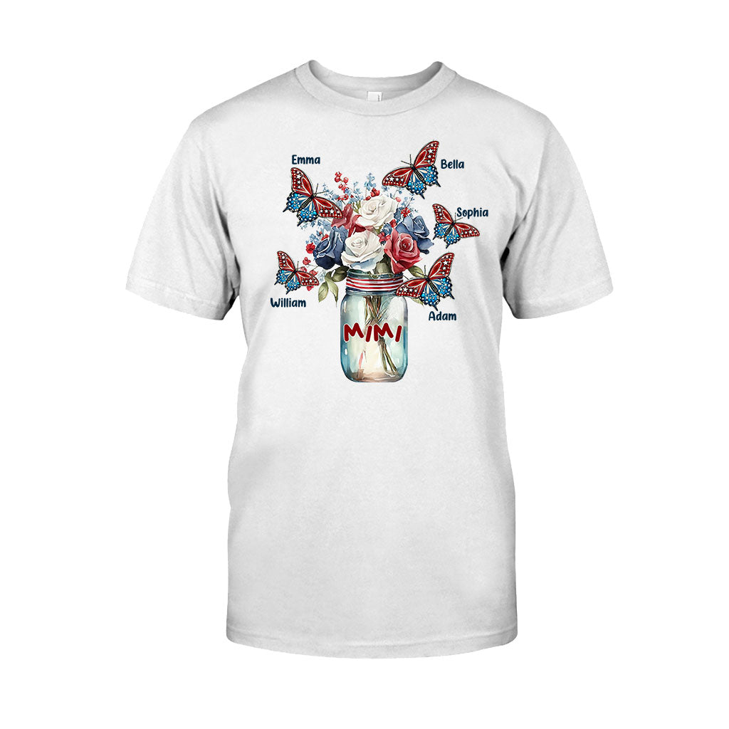 Happiness Is Being A Grandma - Gift for grandma, mom, aunt - Personalized T-shirt And Hoodie