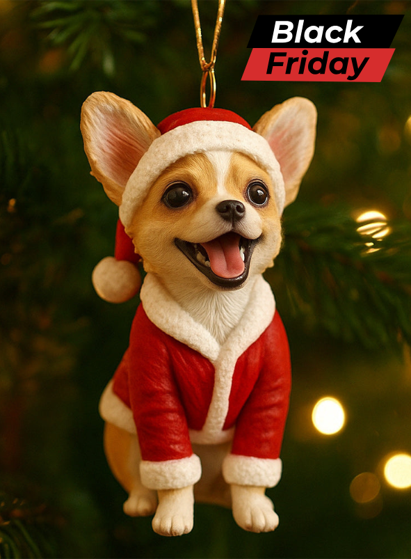 Furry And Bright - Personalized Dog Custom Made 3D Minifigure Ornament