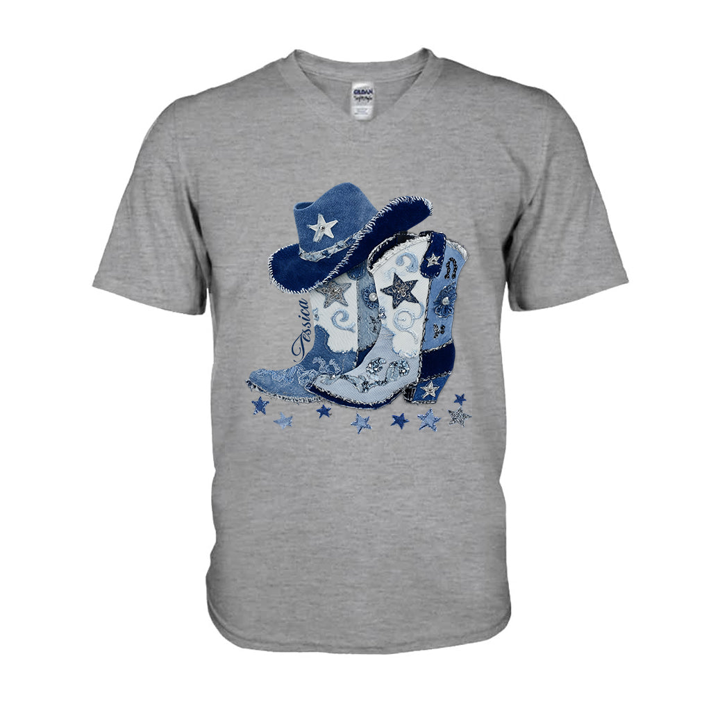 Cowgirl Boots - Personalized Cowgirl T-shirt And Hoodie